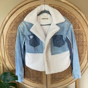 Limited Edition Manière De Voir Denim & Sherpa Jacket - Size S